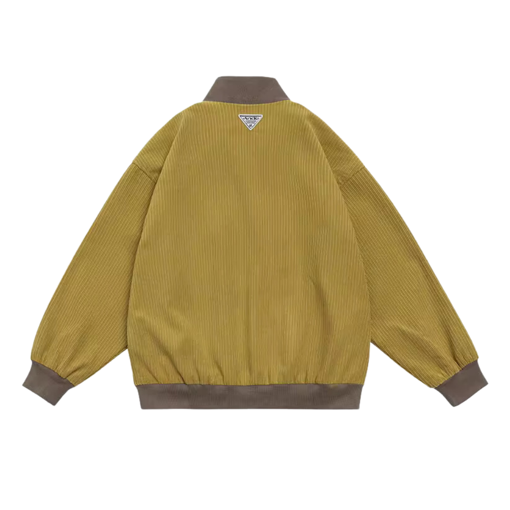 Women's Vintage Corduroy Stand Collar Jacket