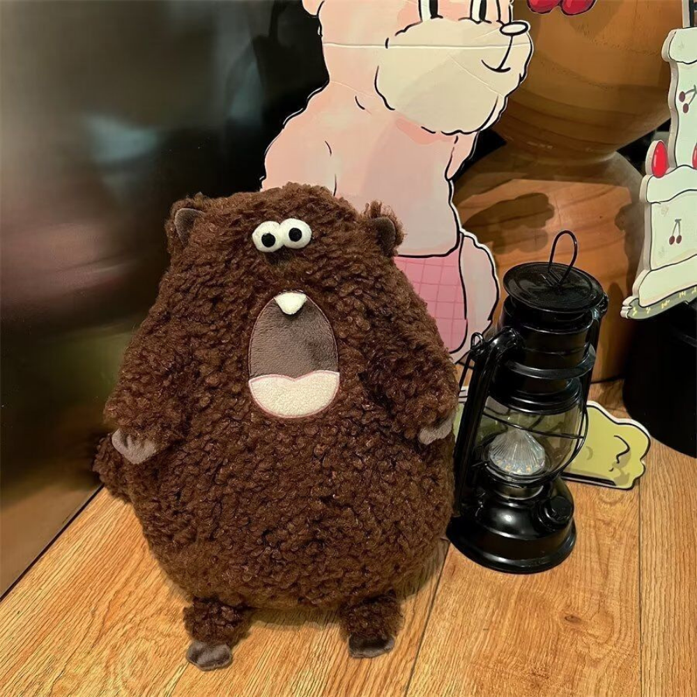 Screaming Groundhog Plushie Bag
