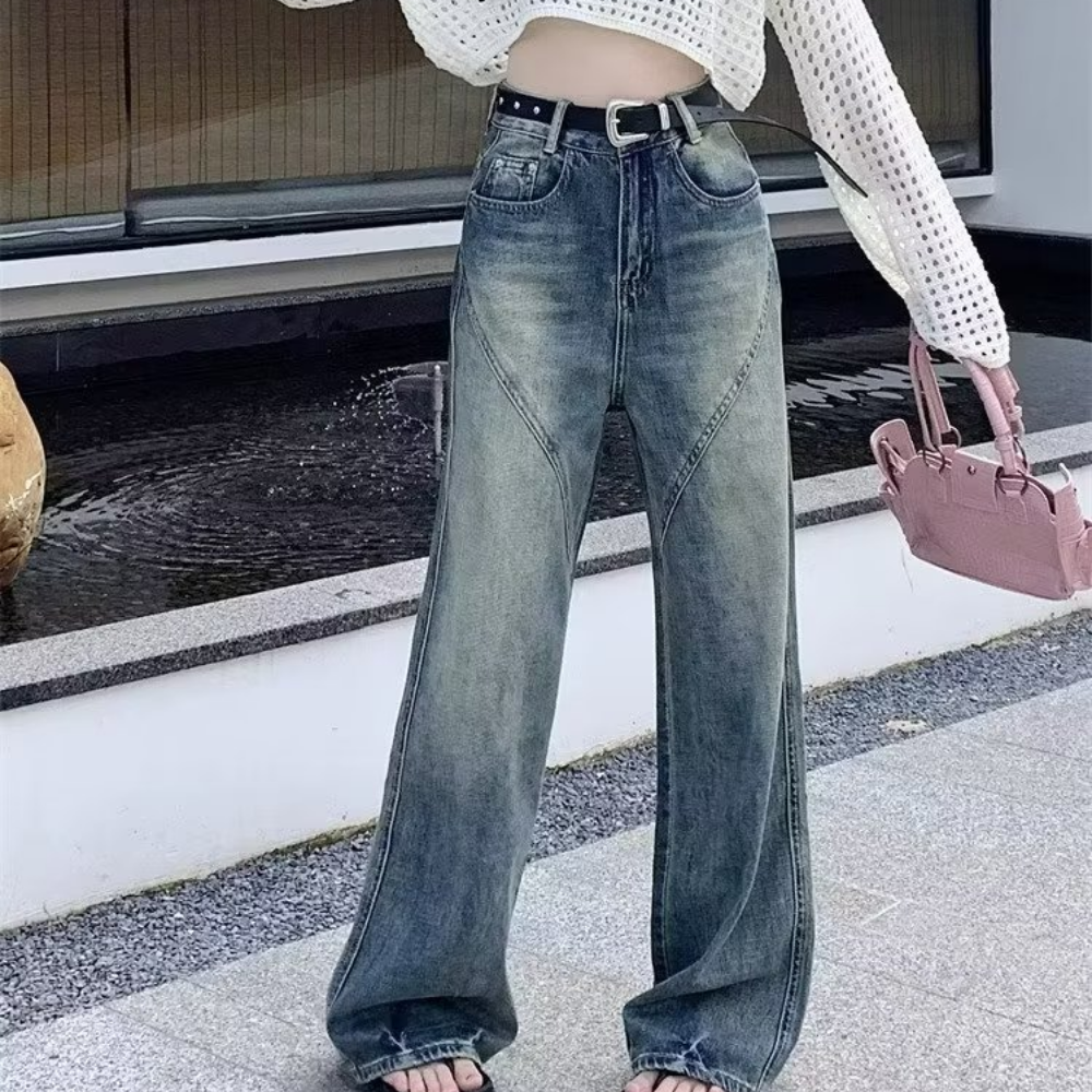 Women's Versatile Distressed Denim