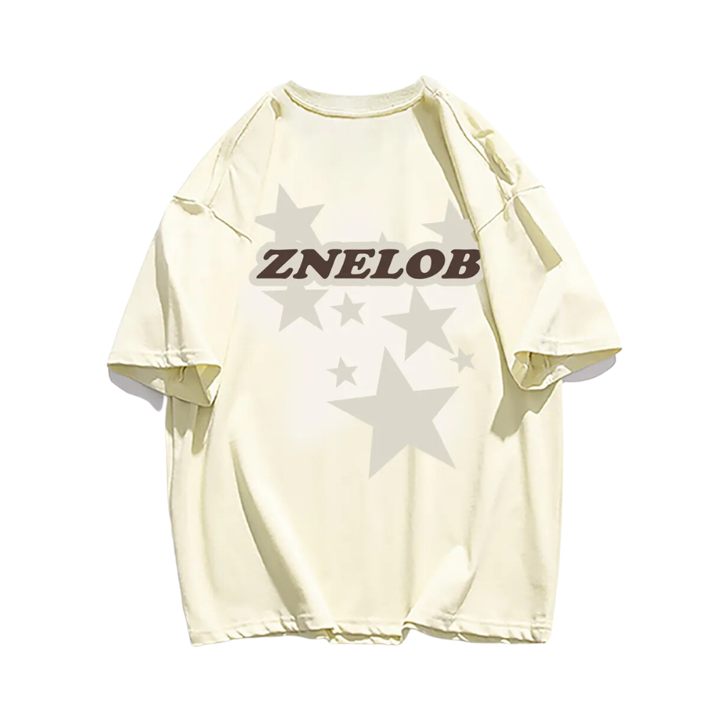 Stars Print Cotton T-Shirt