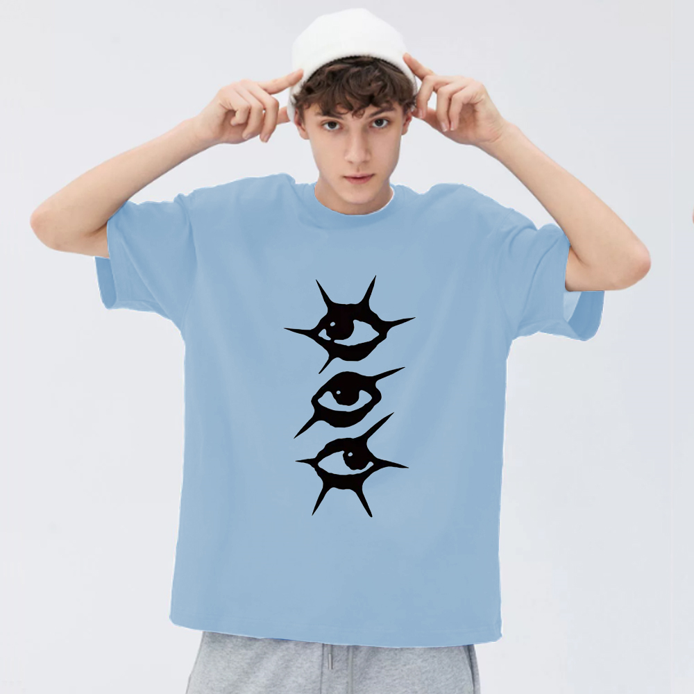 Summer Loose Key Print T-shirt