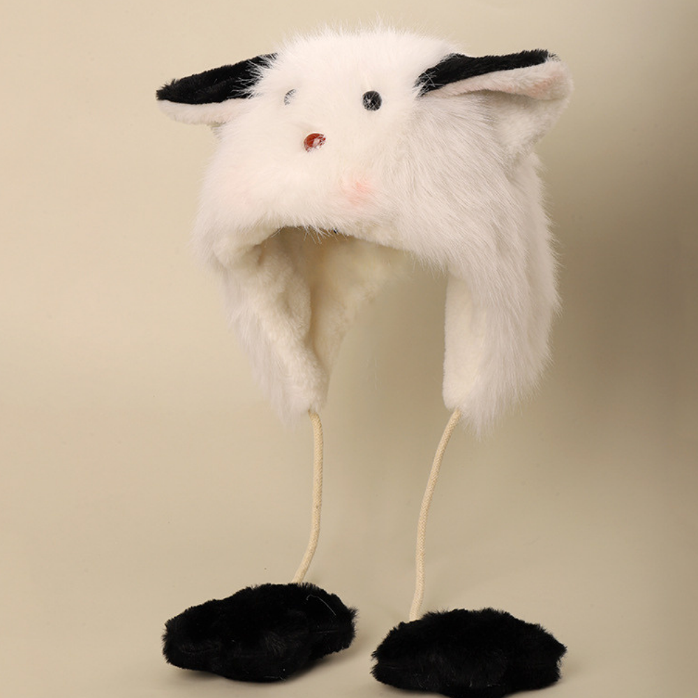 Raccoon Windproof Plush Hat