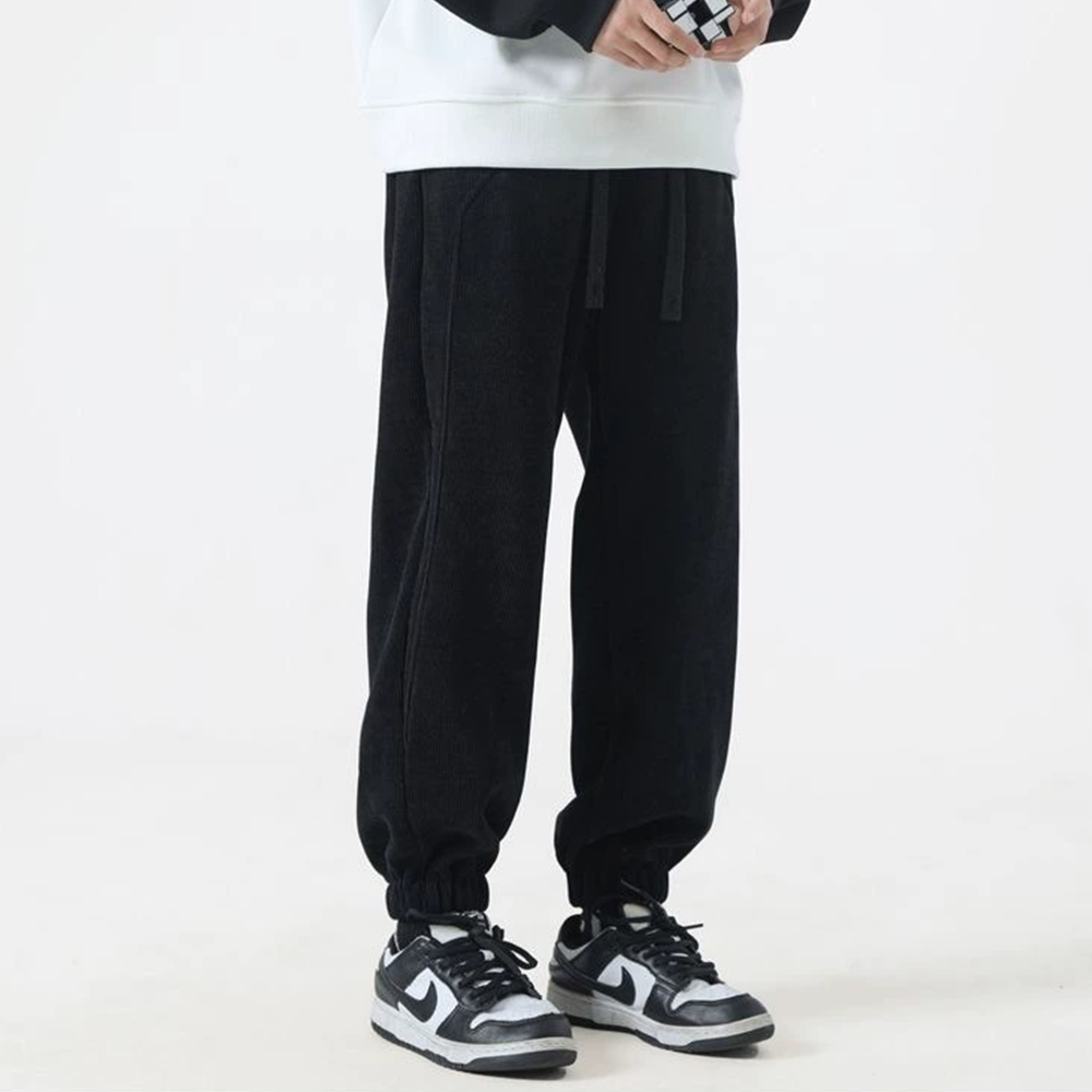 Versatile Corduroy Warm Leggings Sweatpants