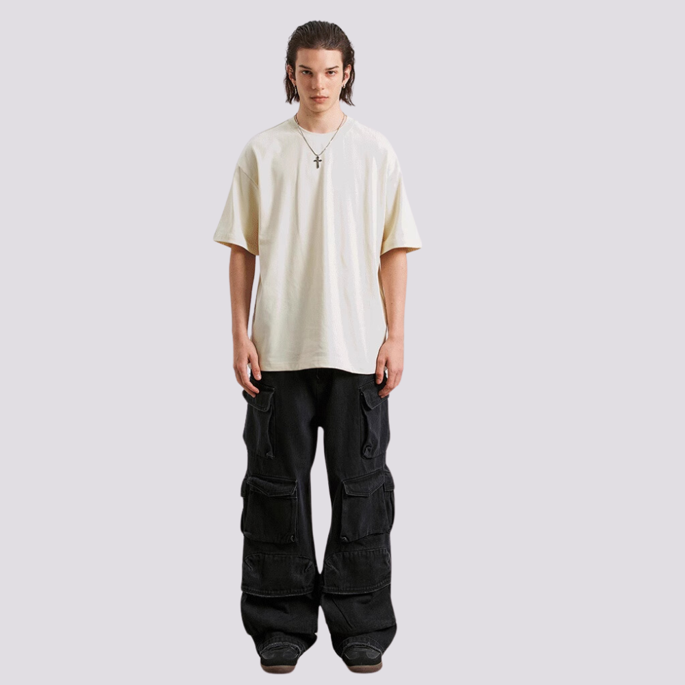 High Street Fashionable Multi-Pocket Cargo Pants