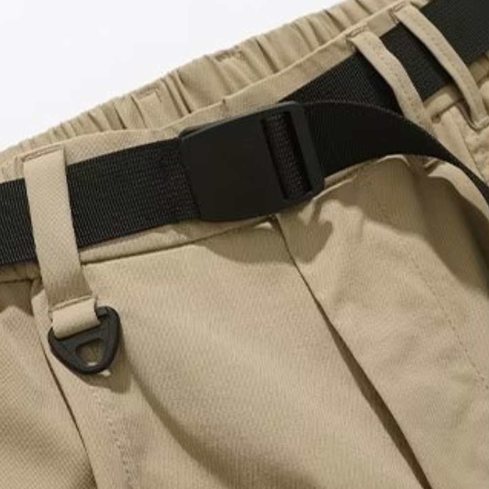 Japanese Solid Color Cargo Shorts