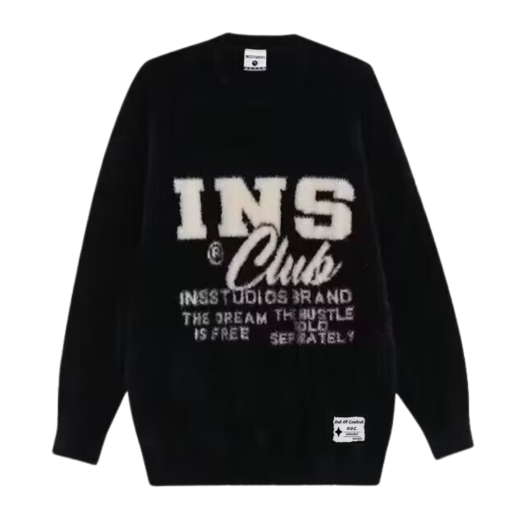 OOC' Vintage Letter Casual Knitted Sweater