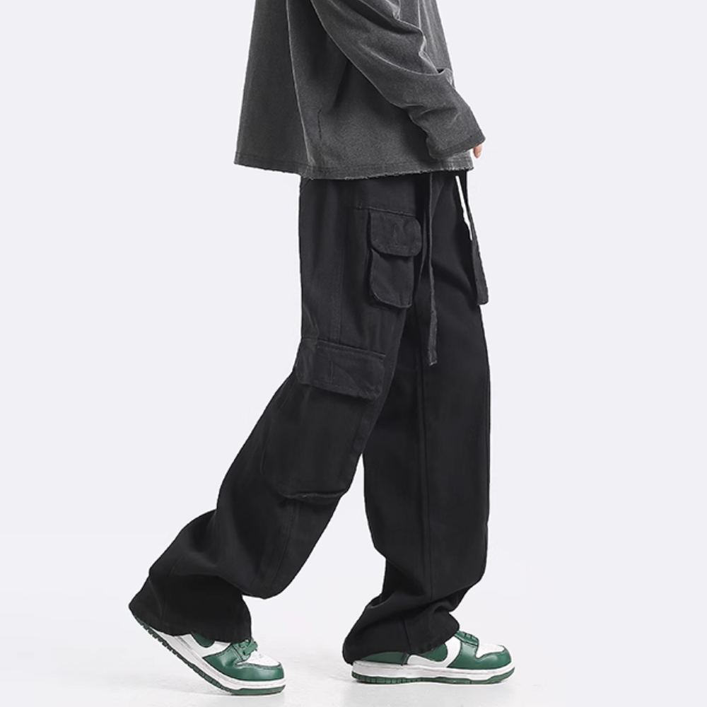 Street Belt Multi-Pocket Cargo Pants
