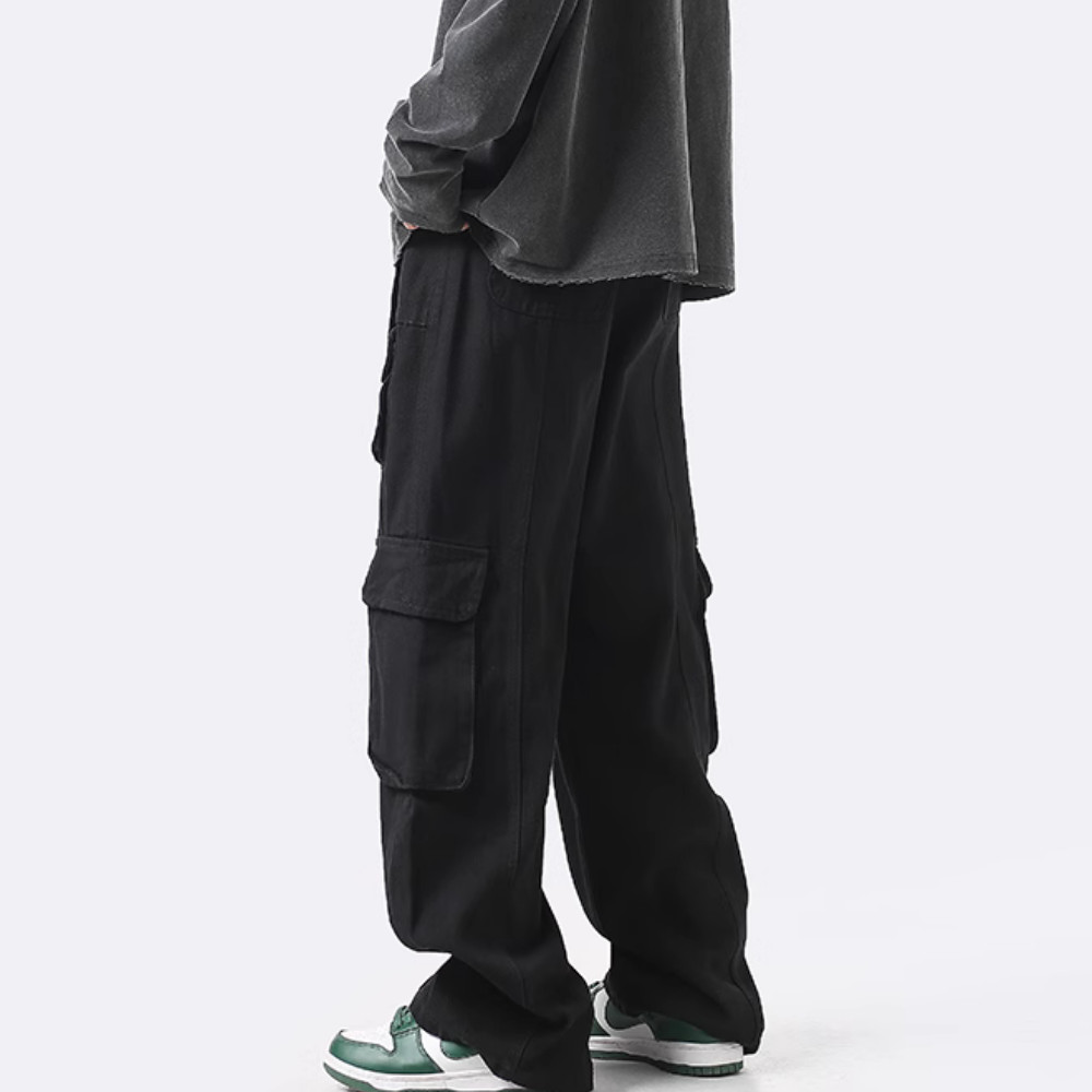 Street Belt Multi-Pocket Cargo Pants