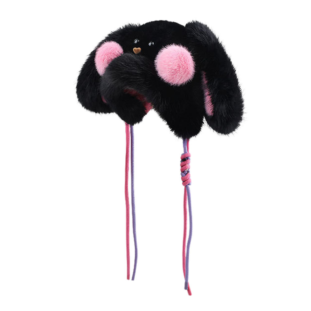 Thick Bunny Big Ears Plush Hat