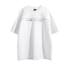 Street Philanthropist Design inspired metal zipper T-shirt Details