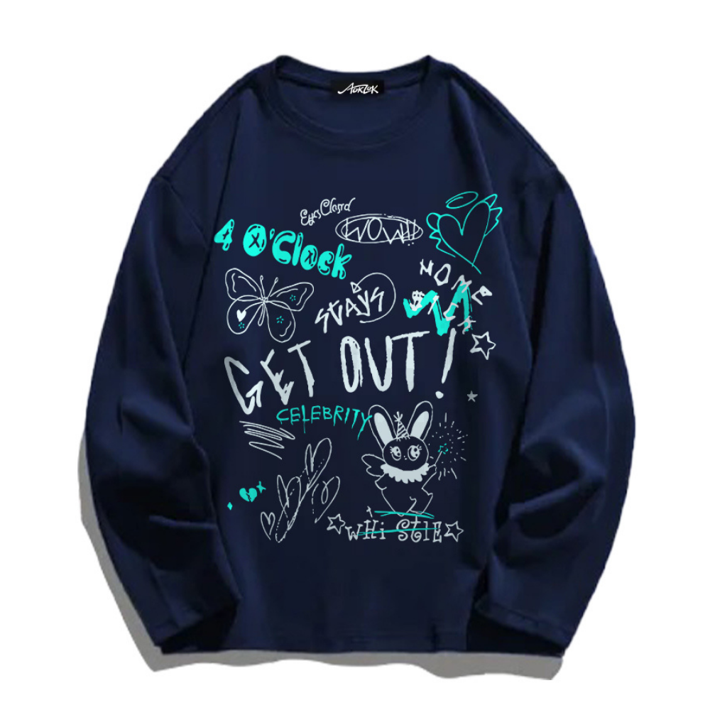 Street Graffiti Long Sleeve Shirt