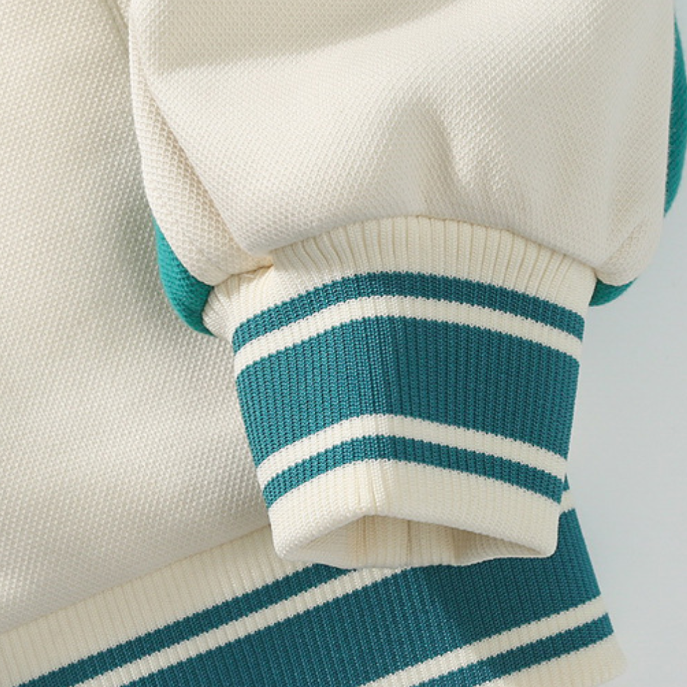 Preppy Letter Varsity Baseball Jackets