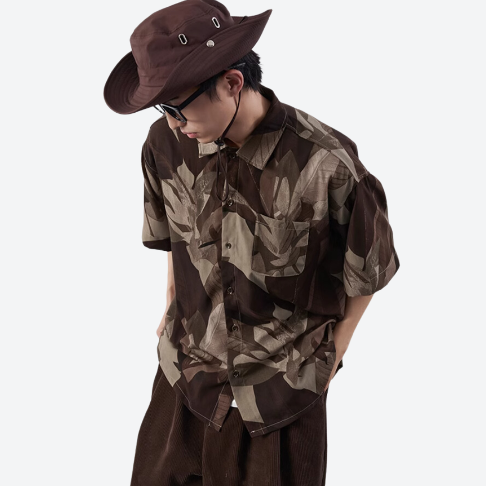 American Vintage Canvas Print Shirt