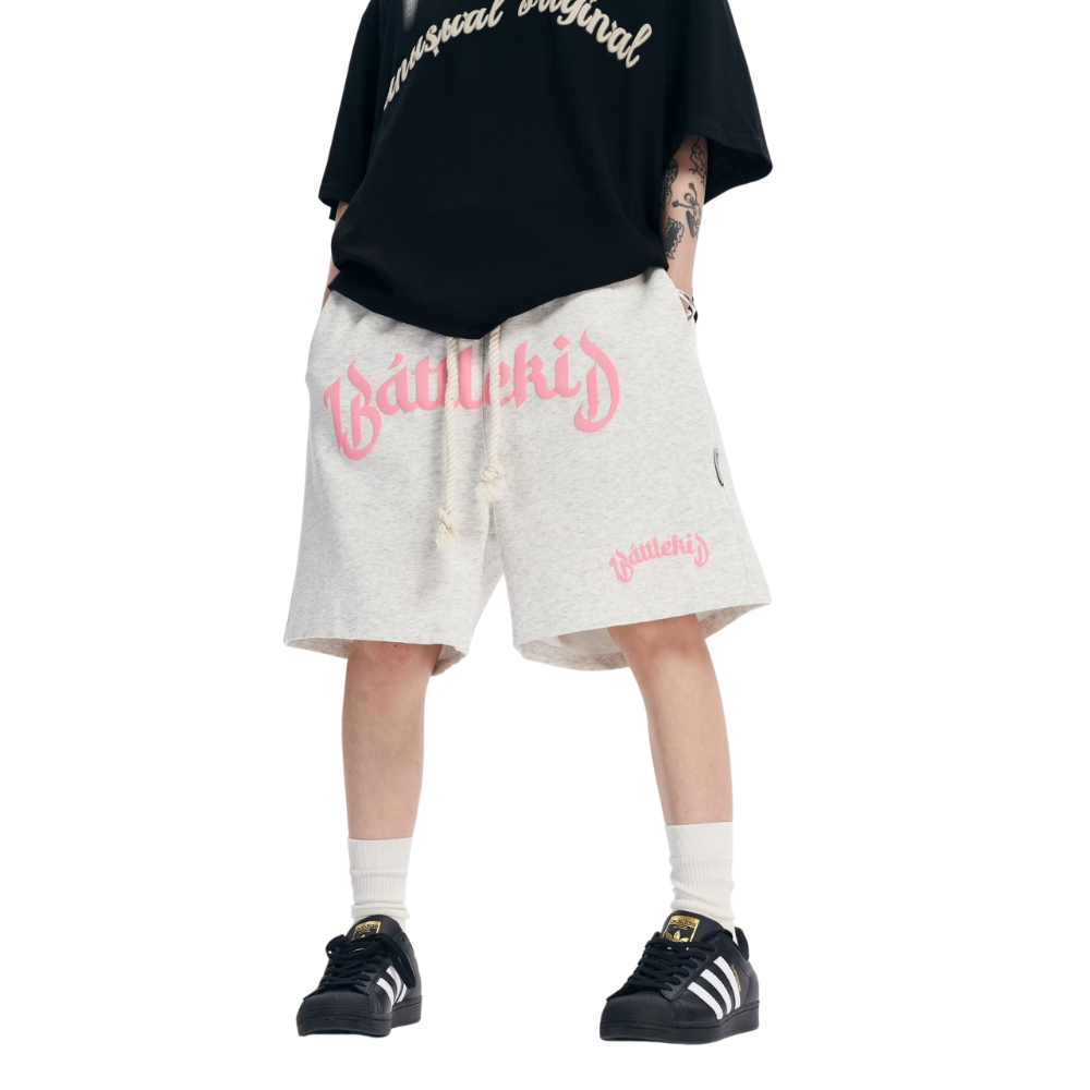 Hip Hop Gothic Letter Street Shorts