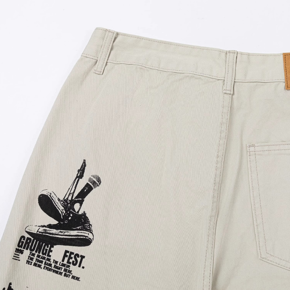 DF|Vibe Rock Spray-Painted Jeans