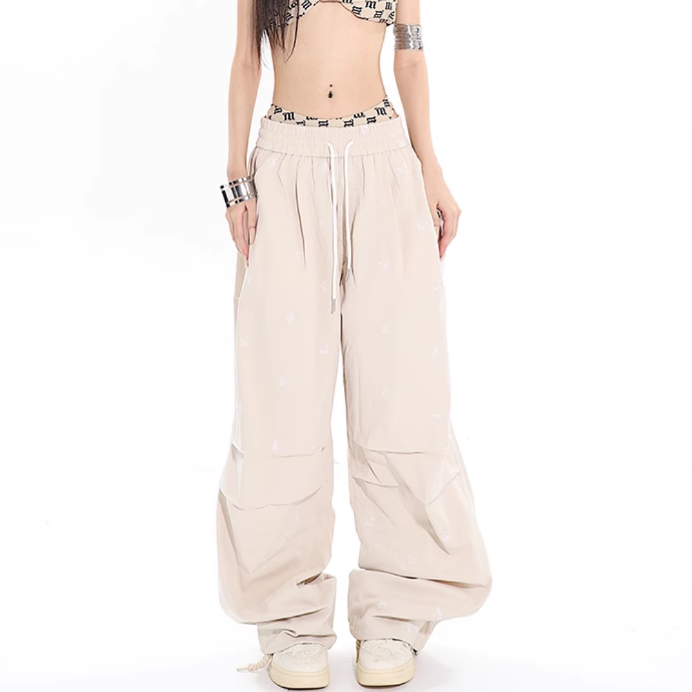 Women's Butterfly Embroidered Sweatpants