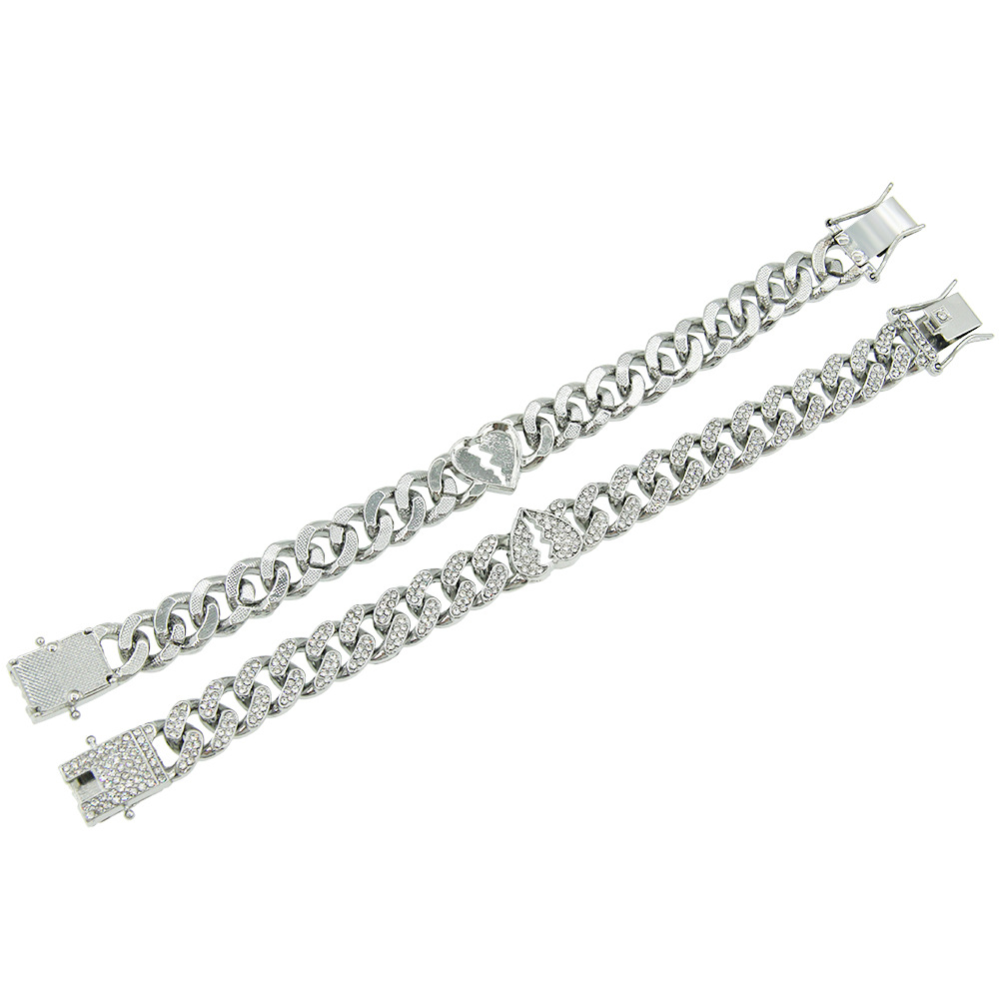 Punk Diamond Heartbreak Bracelet