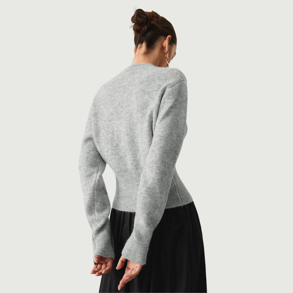 Women's Leisurely Pullover Waist Sweater