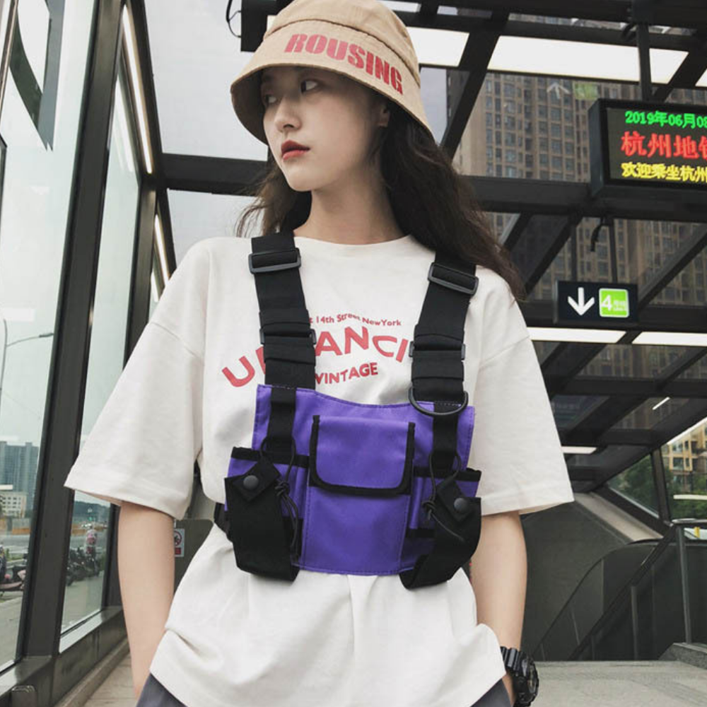 Functional Pocket Vest Chest Bag