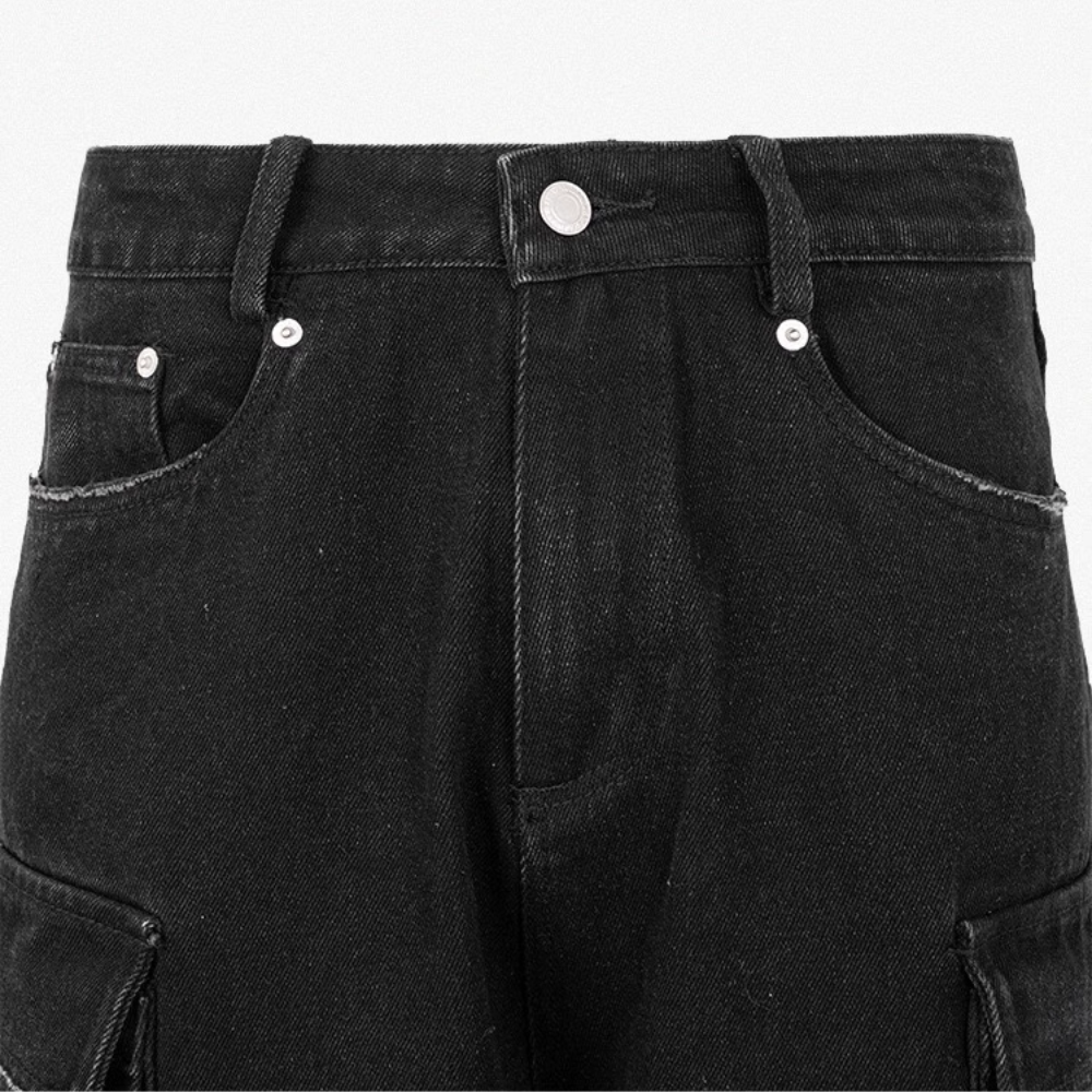 High Street Fashionable Multi-Pocket Cargo Pants