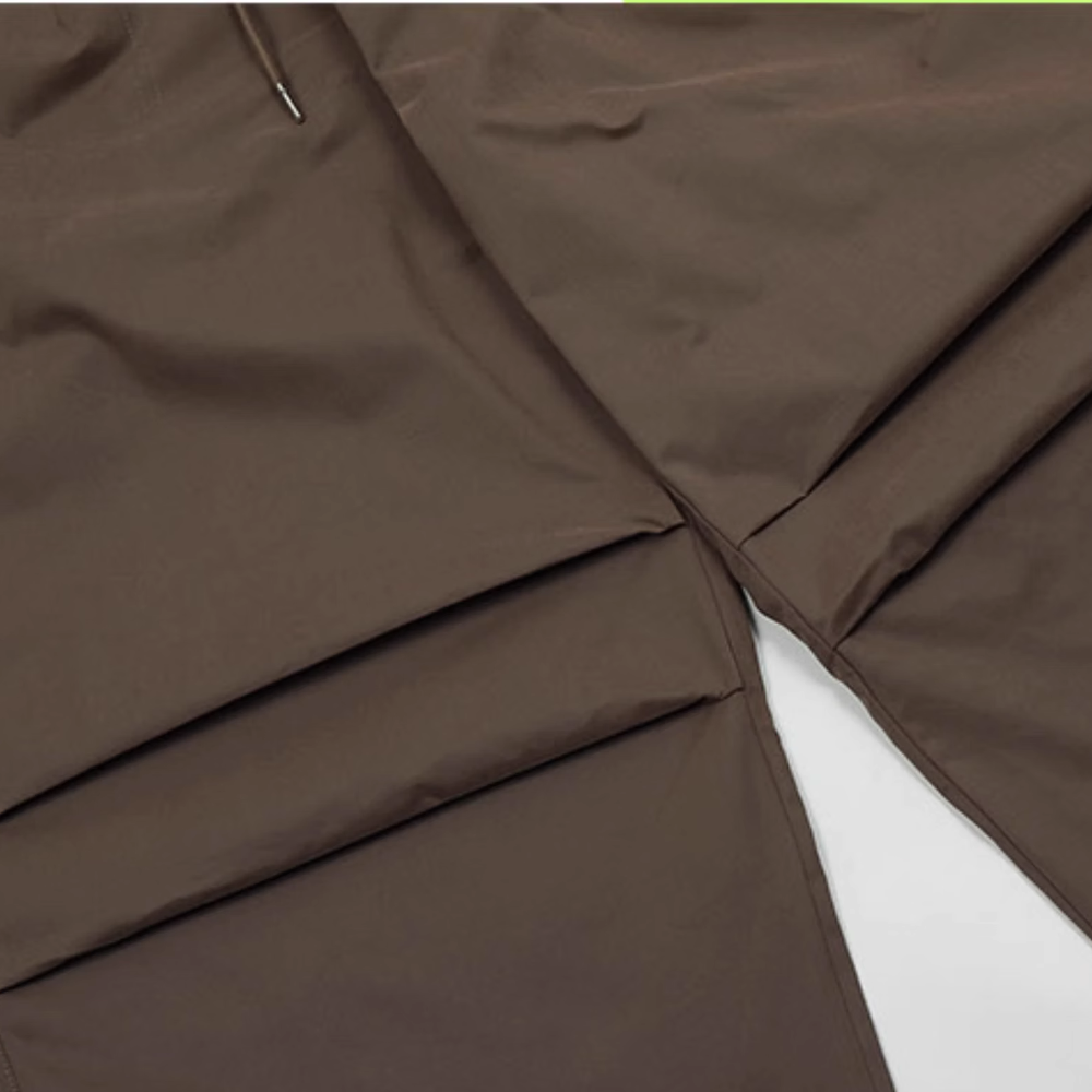 Vintage Solid Color Drawstring Sweatpants