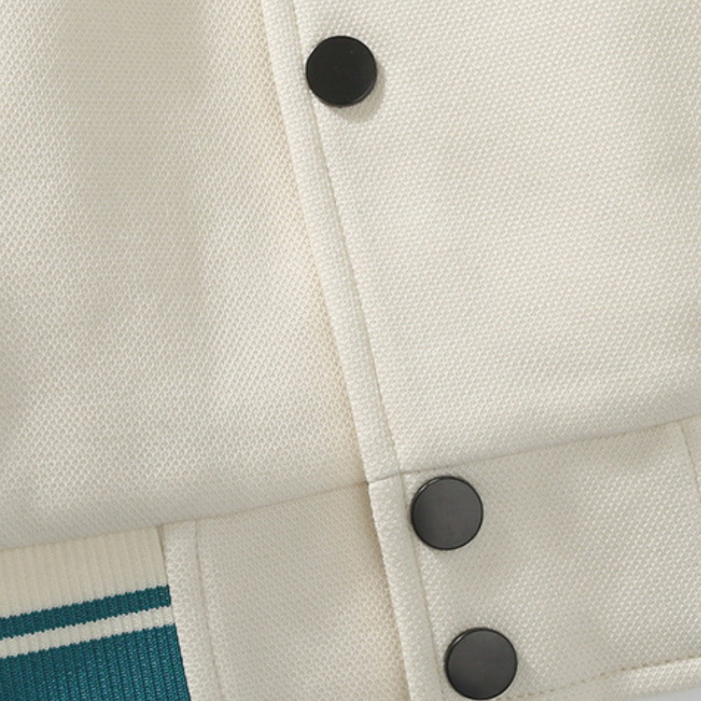 Preppy Letter Varsity Baseball Jackets