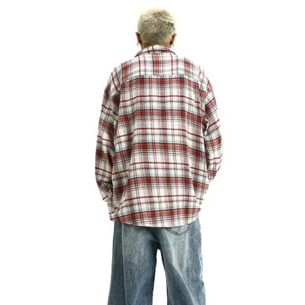 Japanese Rendered Plaid Shirt