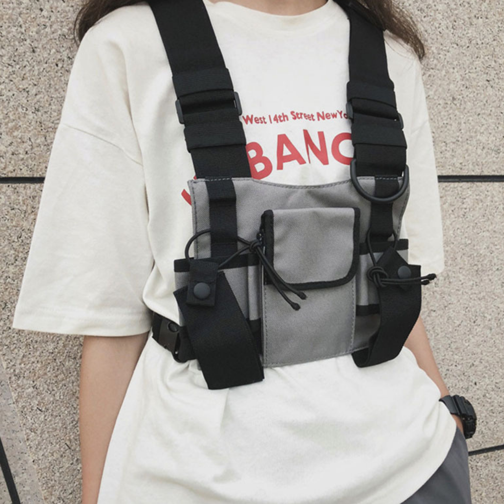 Functional Pocket Vest Chest Bag