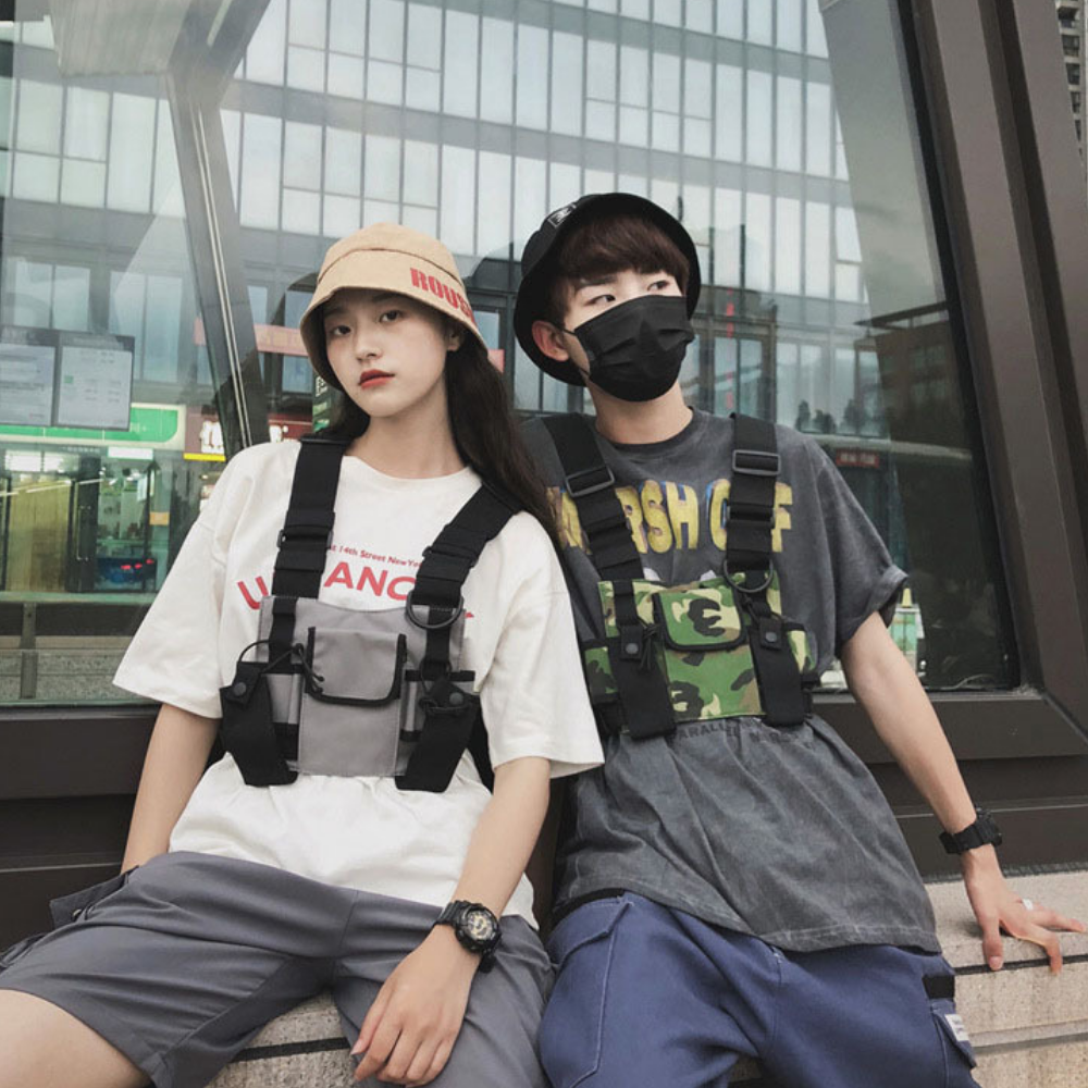 Functional Pocket Vest Chest Bag