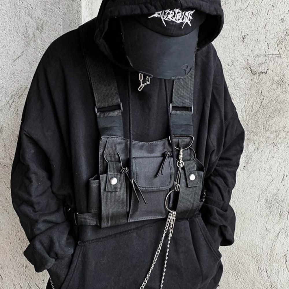 Functional Pocket Vest Chest Bag