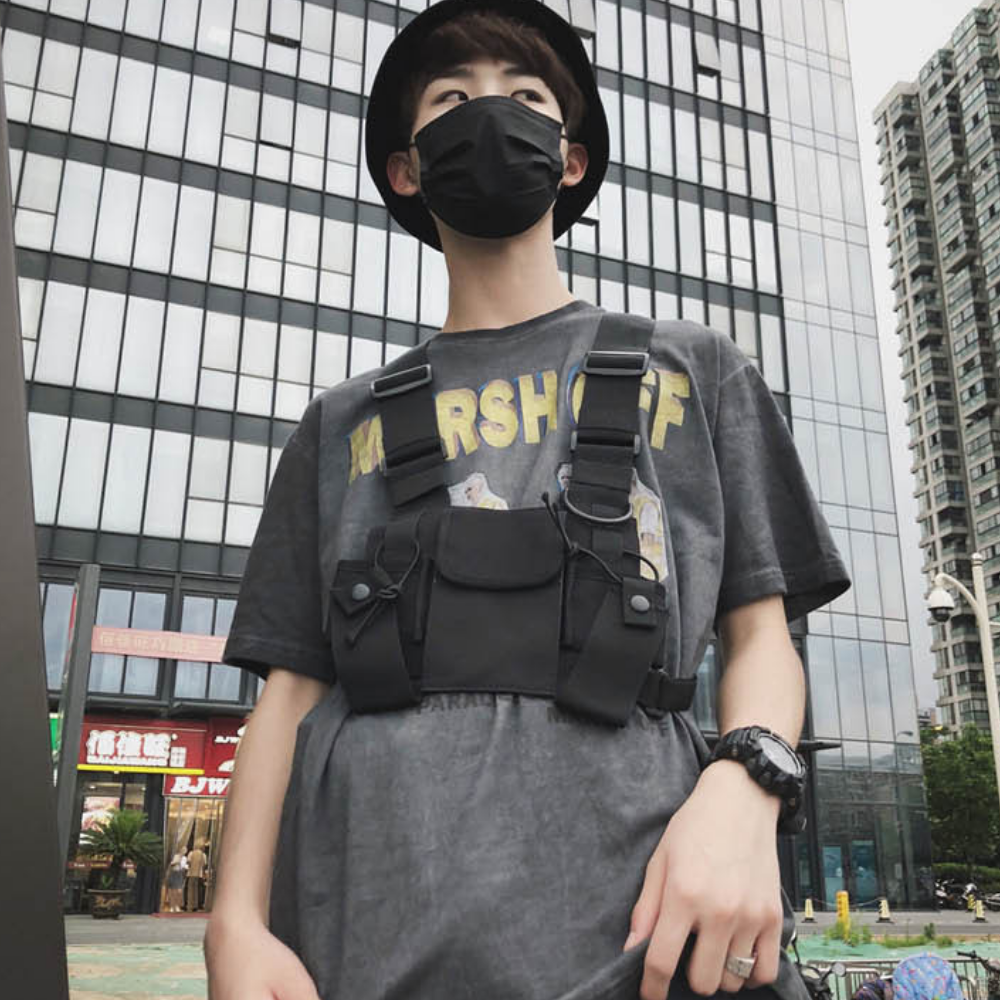 Functional Pocket Vest Chest Bag