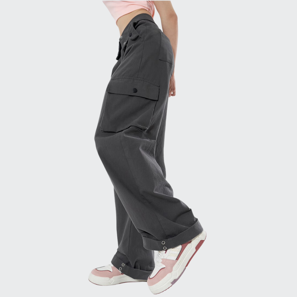 Women's Street Flap Waistband Cargo Pants