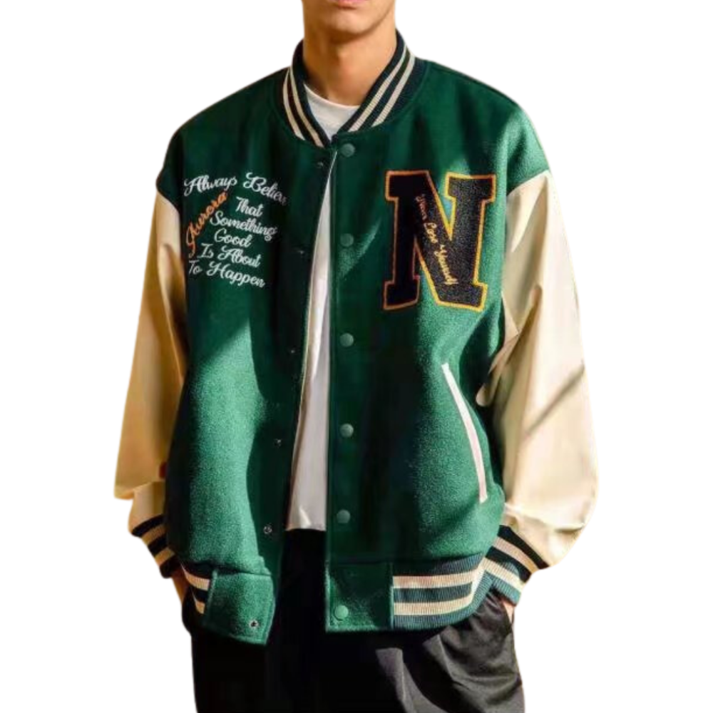 Classic Book Comfort Panel Varsity Jacket