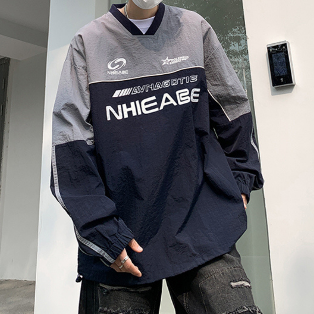 Motorcycle V-Neck Waterproof Sweatshirt