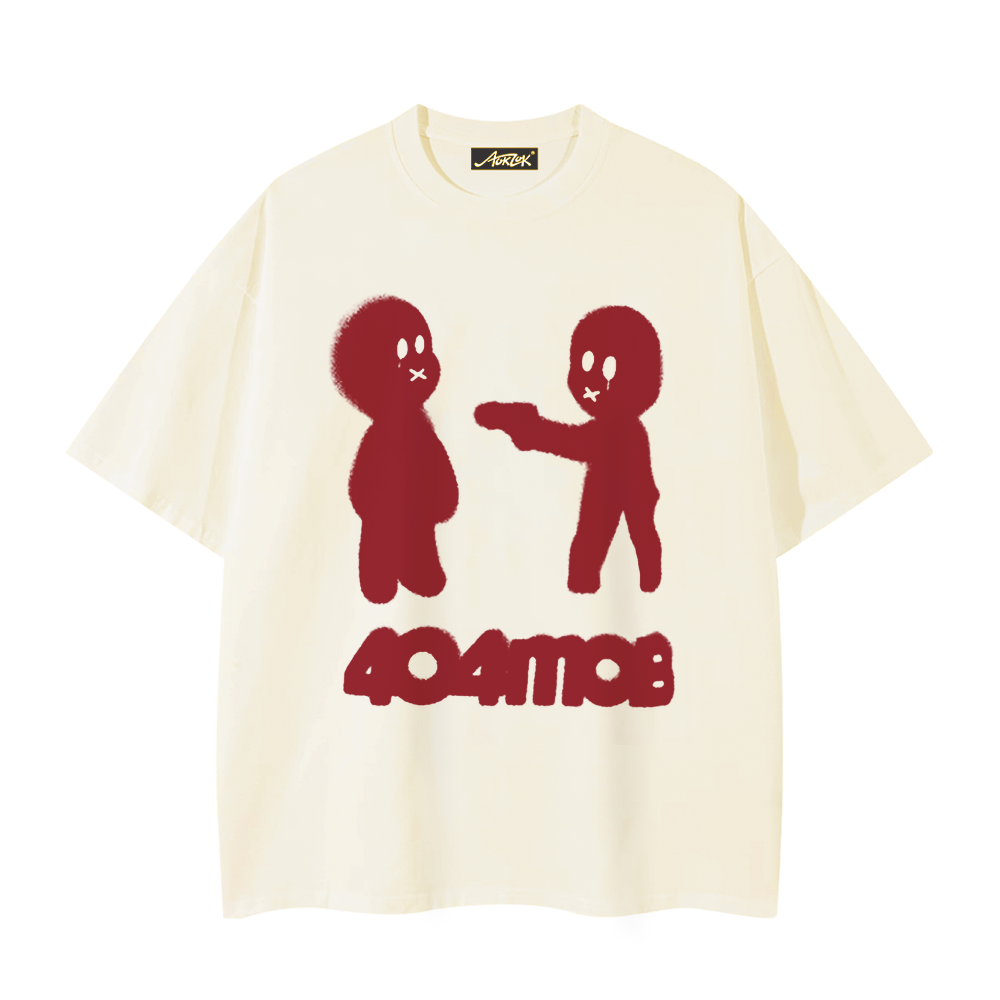 Street Fun Graphic Cotton T-shirt