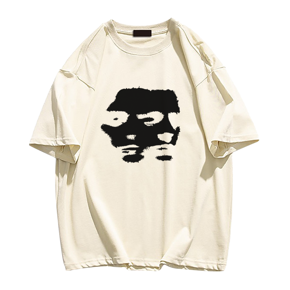 Bold Portrait Print T-shirt