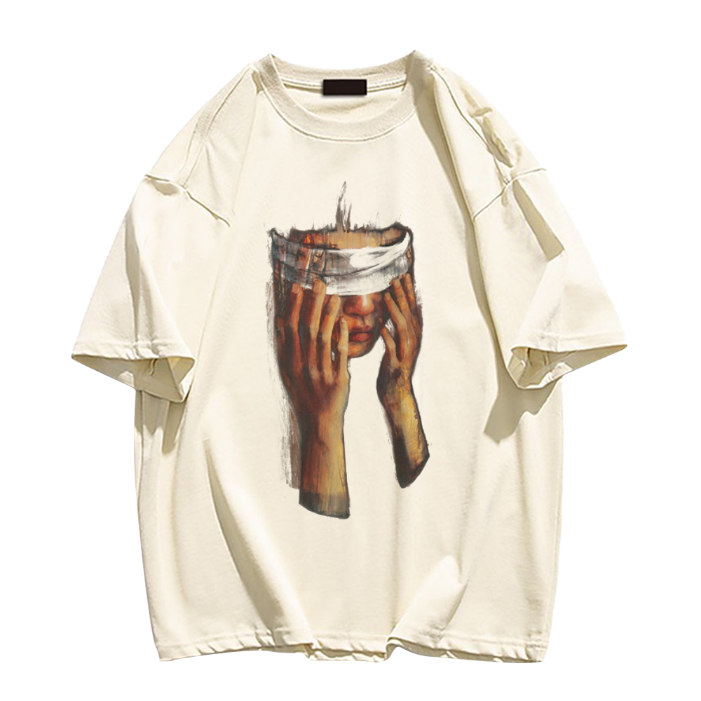 Lonely Blind folded Girl T-Shirt