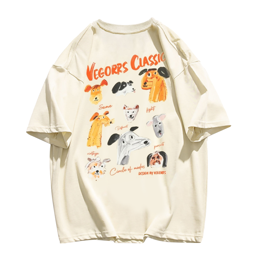Hand Drawn Dog T-Shirt