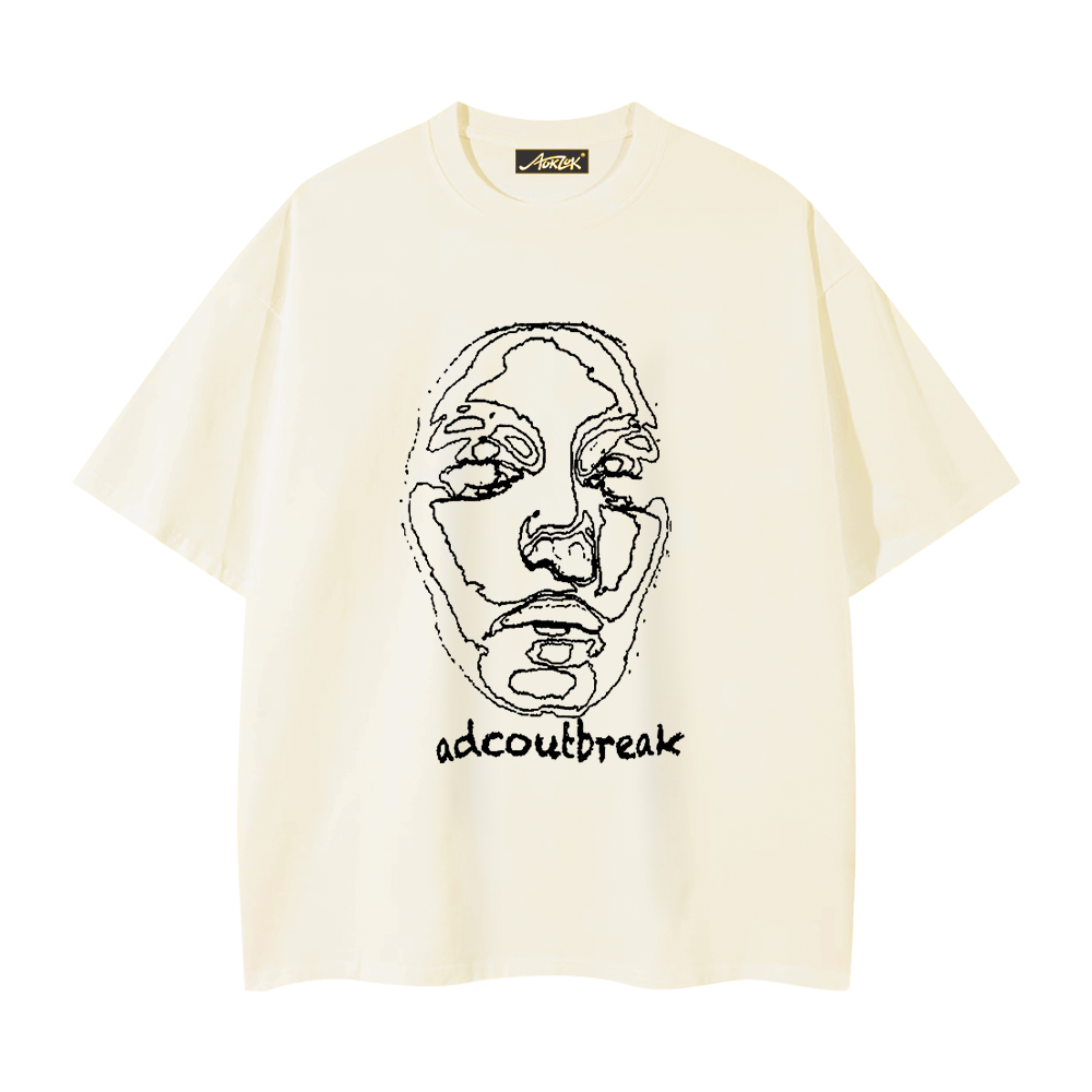 Line Face T-Shirt