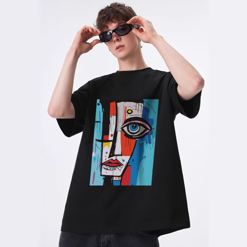 Abstract Face Painting T-Shirt
