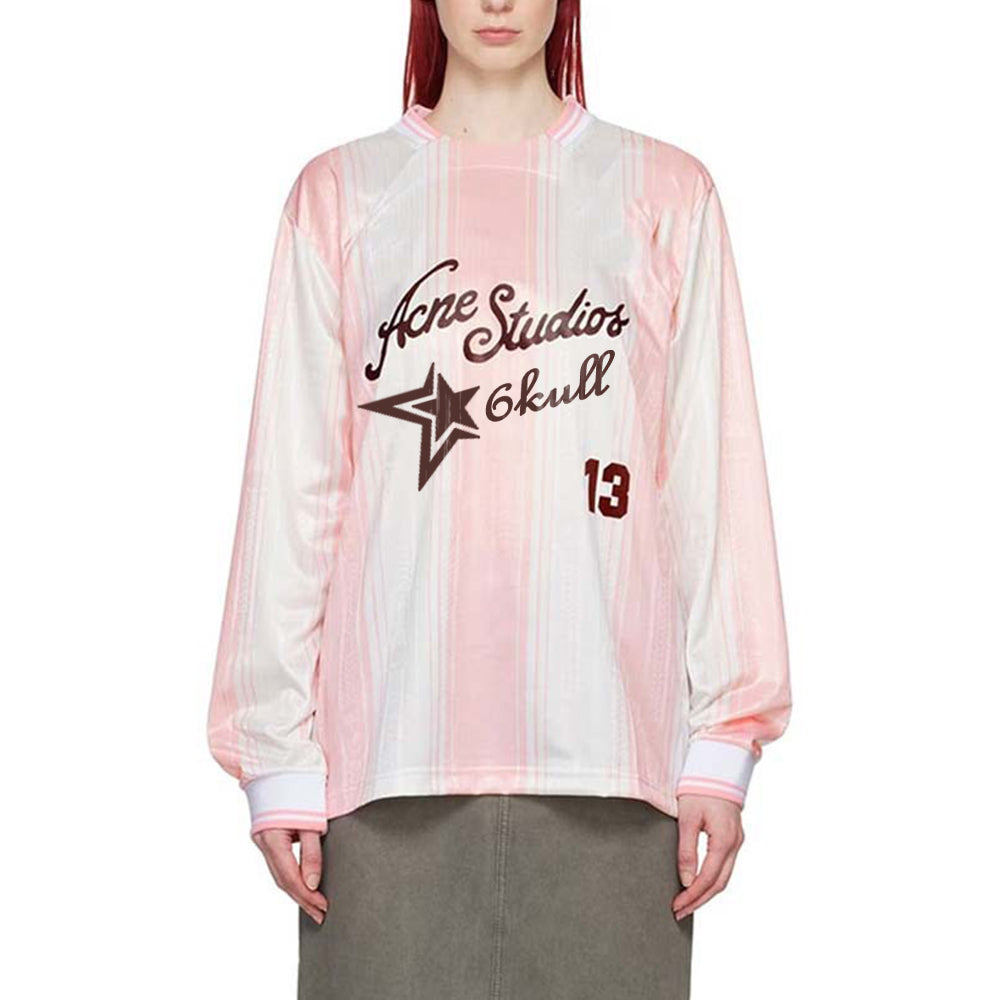 6Kull Pink Speedline Moto Tech Sweatshirt