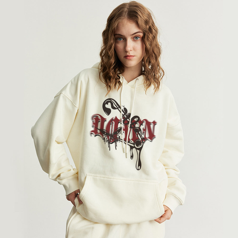 High Street Injured Butterfly Snake Hoodie