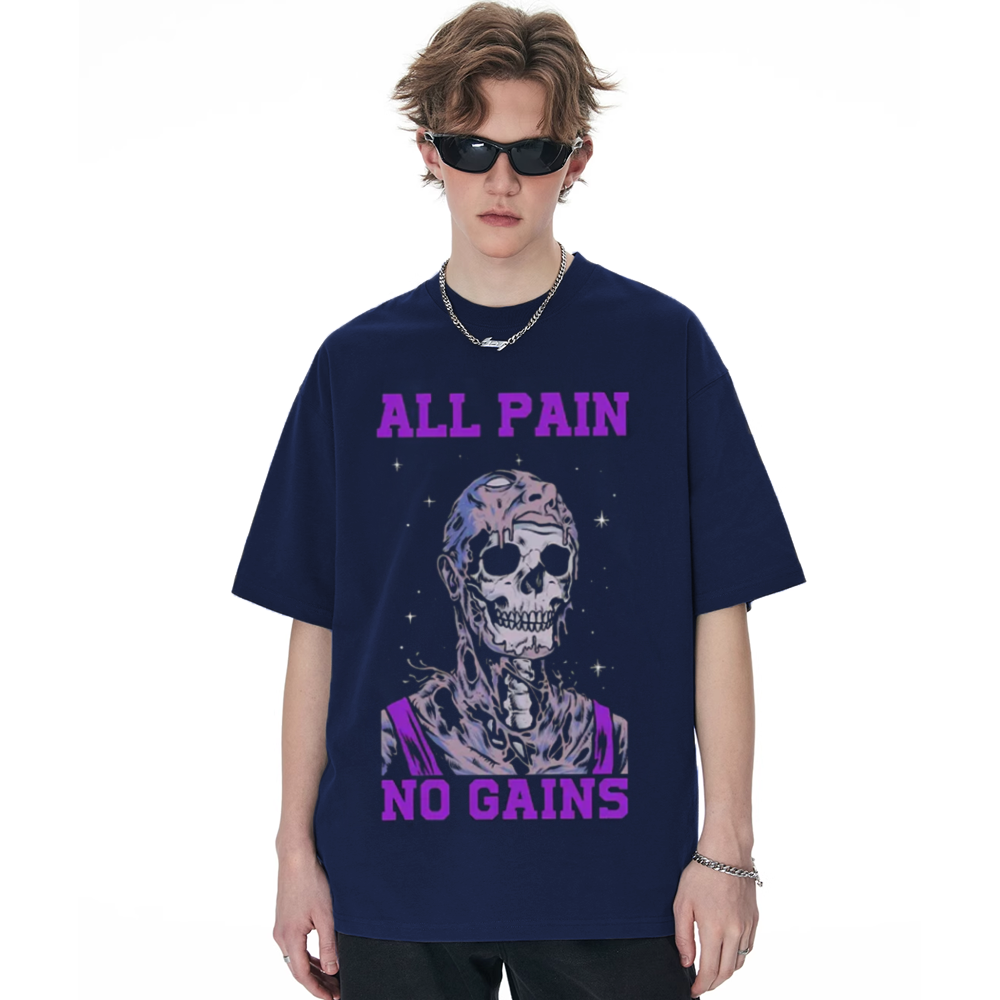 Anime Print Trendy Crew Neck T-shirt