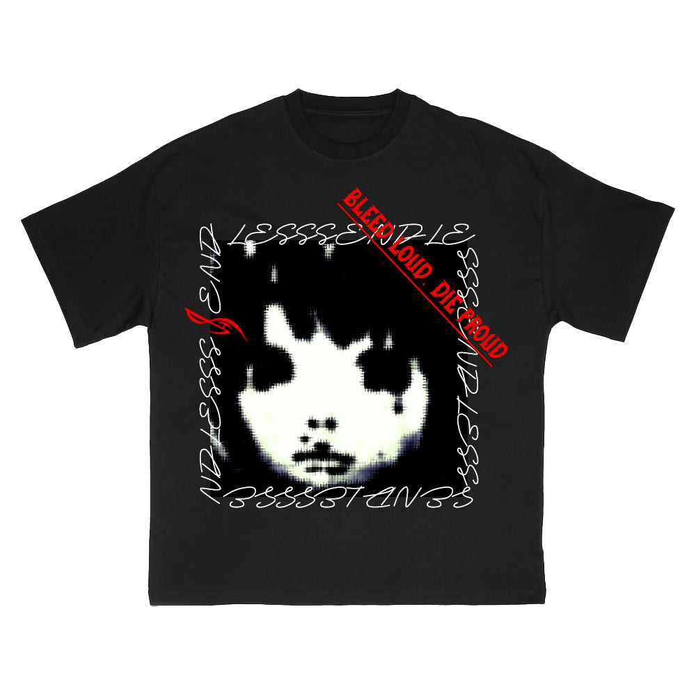 3endlesss Glitchy Portrait Punk T-Shirt