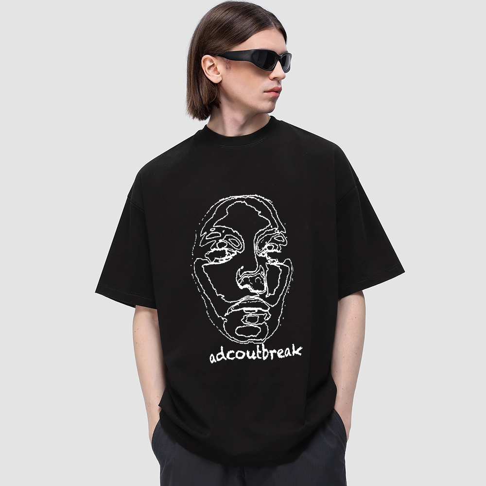Line Face T-Shirt