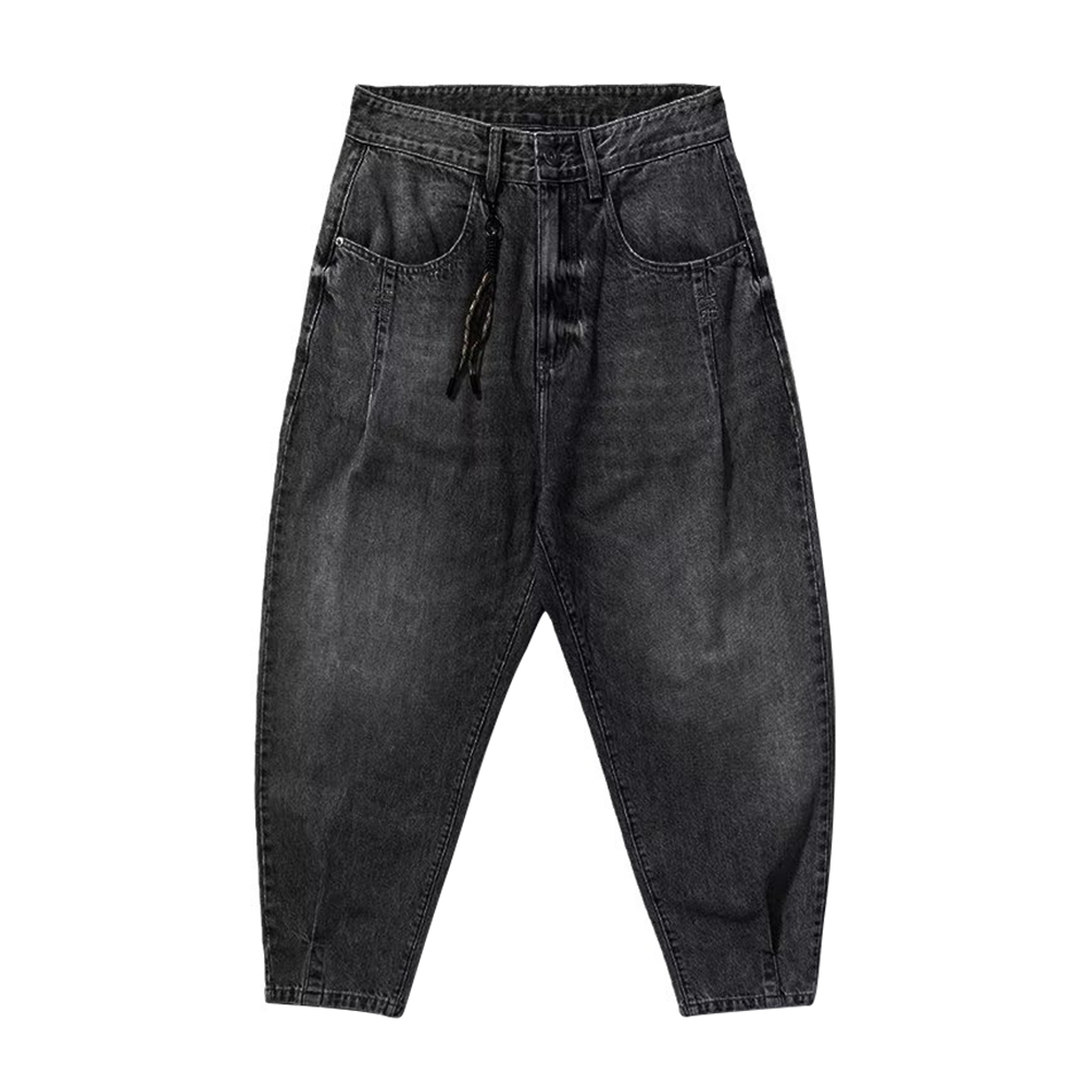 American Retro Multi-Fold Workwear Jeans