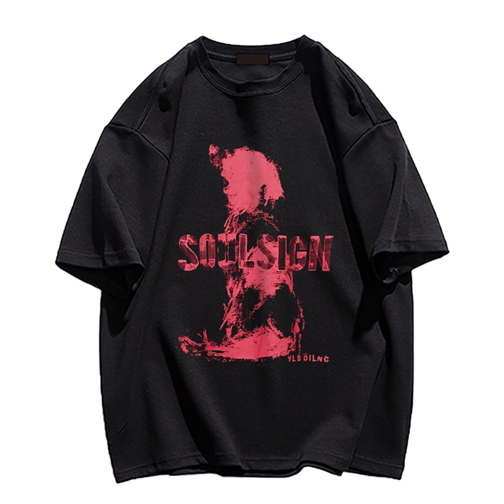 Abstract Dog Silhouette T-shirt