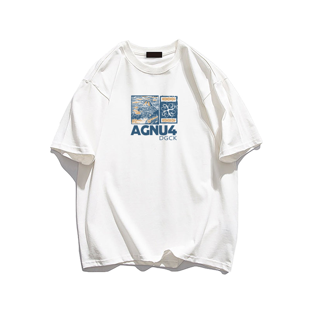 Vintage Landscape Print T-shirt