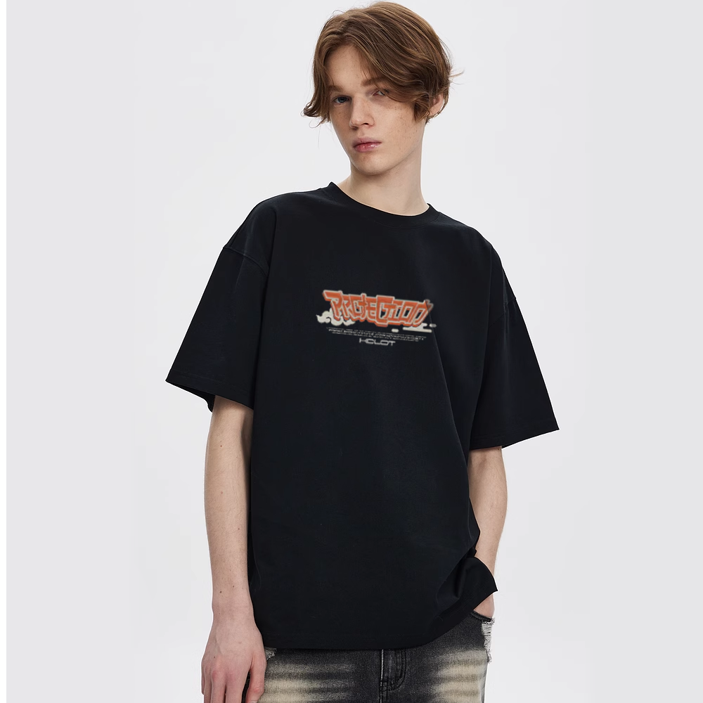 Cartoon Fish Print T-Shirt