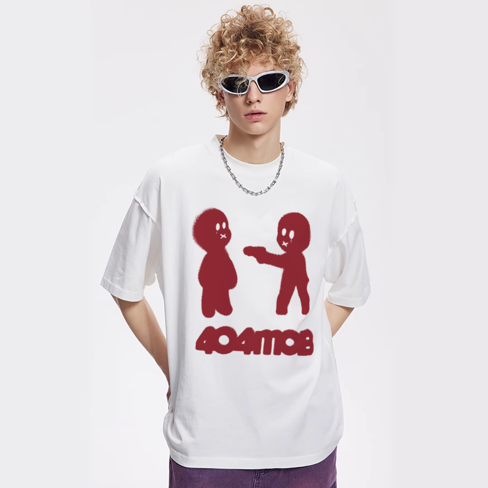 Street Fun Graphic Cotton T-shirt